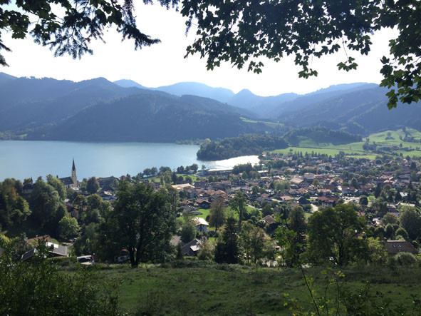 Aussicht auf den Schliersee