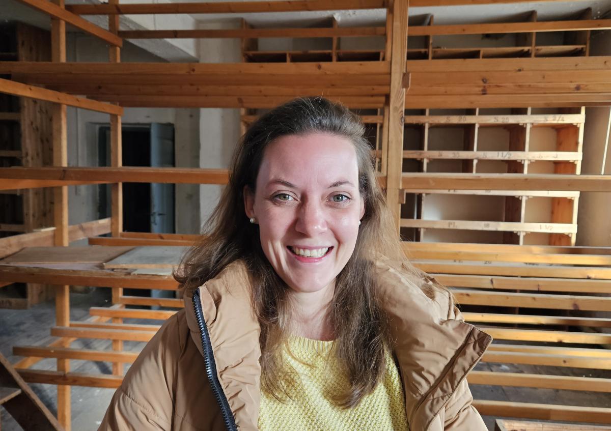 Vera Bieringer in der Pinselfabrik. Die HeimatUnternehmerin will Raum schaffen für neue Ideen und Impulsgeberin sein.