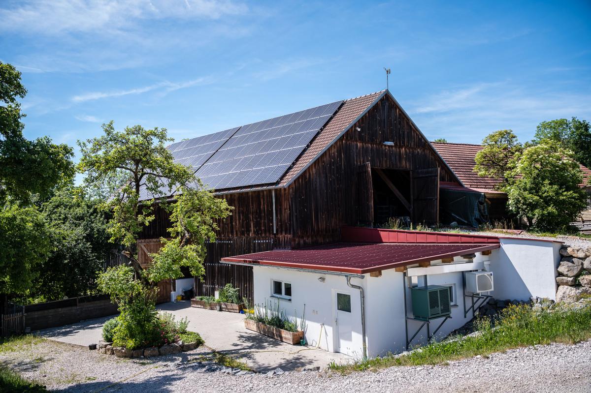 Die Leichtensterns bewirtschaften rund 60 Hektar Land im Einklang mit der Natur