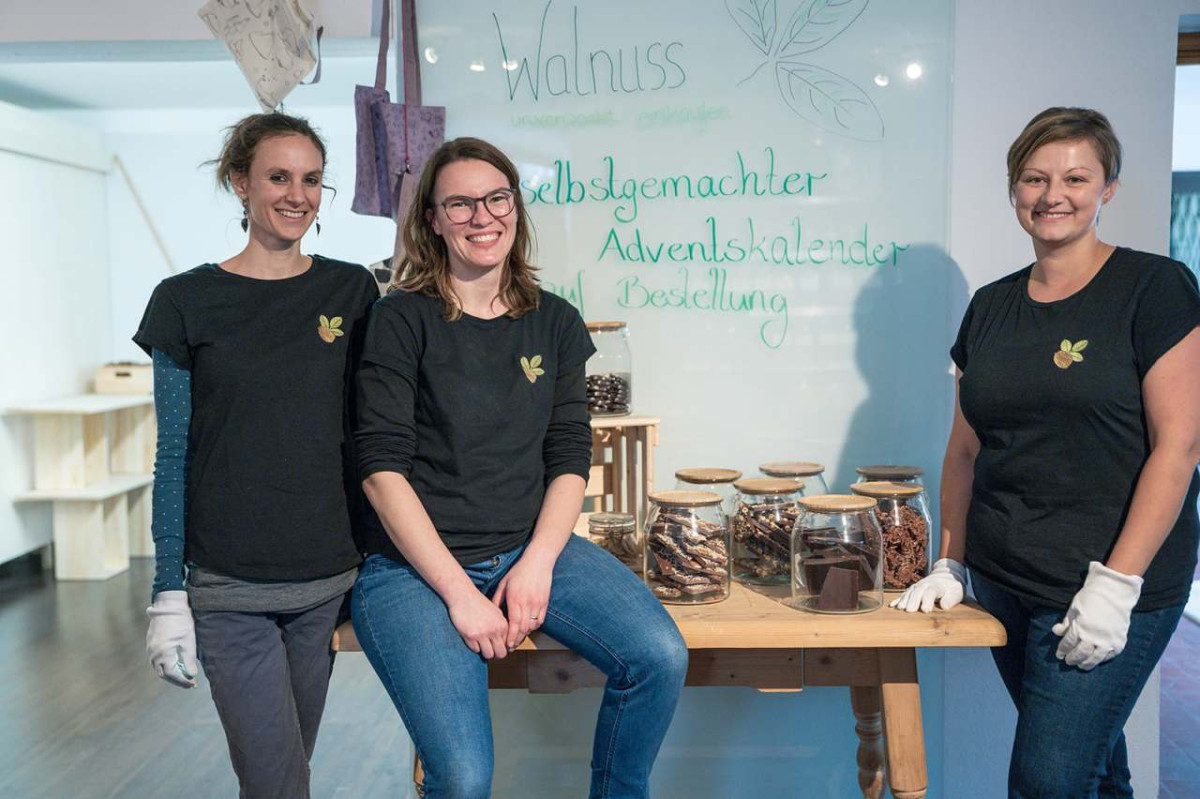 Team des Unverpackt Ladens „Walnuss – unverpackt einkaufen“