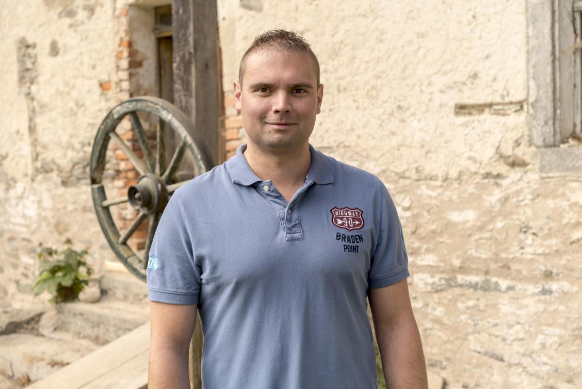 Man sieht Marco Eckert - er hat mit dem Mühlenhof dem Ort einen Mittelpunkt geschenkt.