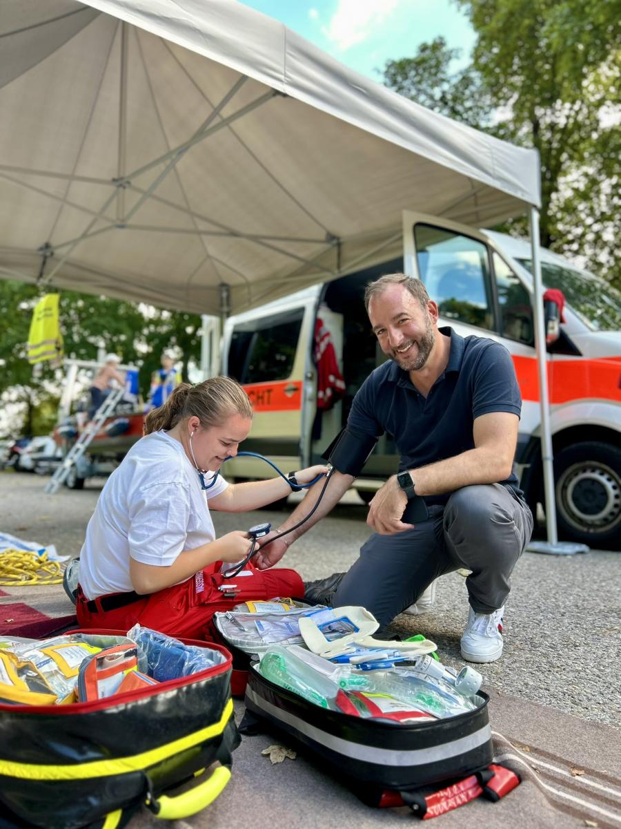 Markus Ott bei der Arbeit
